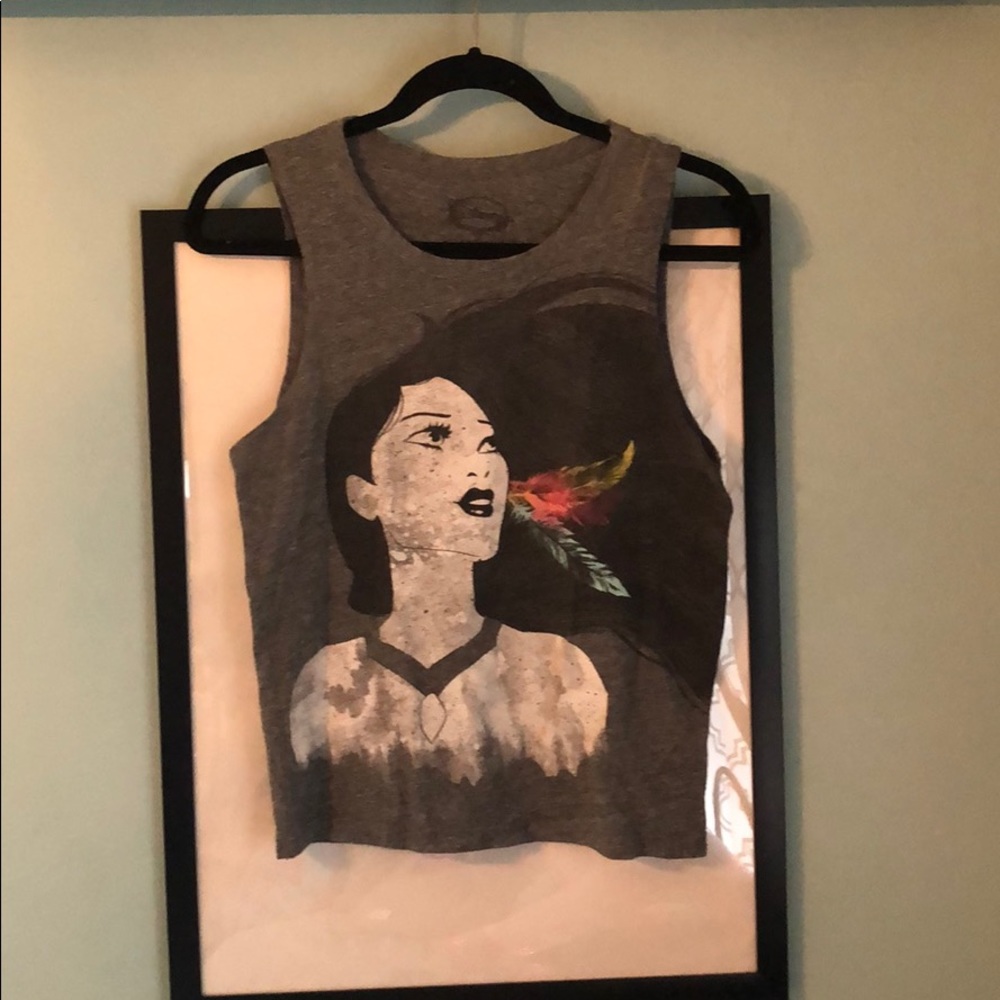 Pocahontas Disney Graphic Tank Juniors SMALL